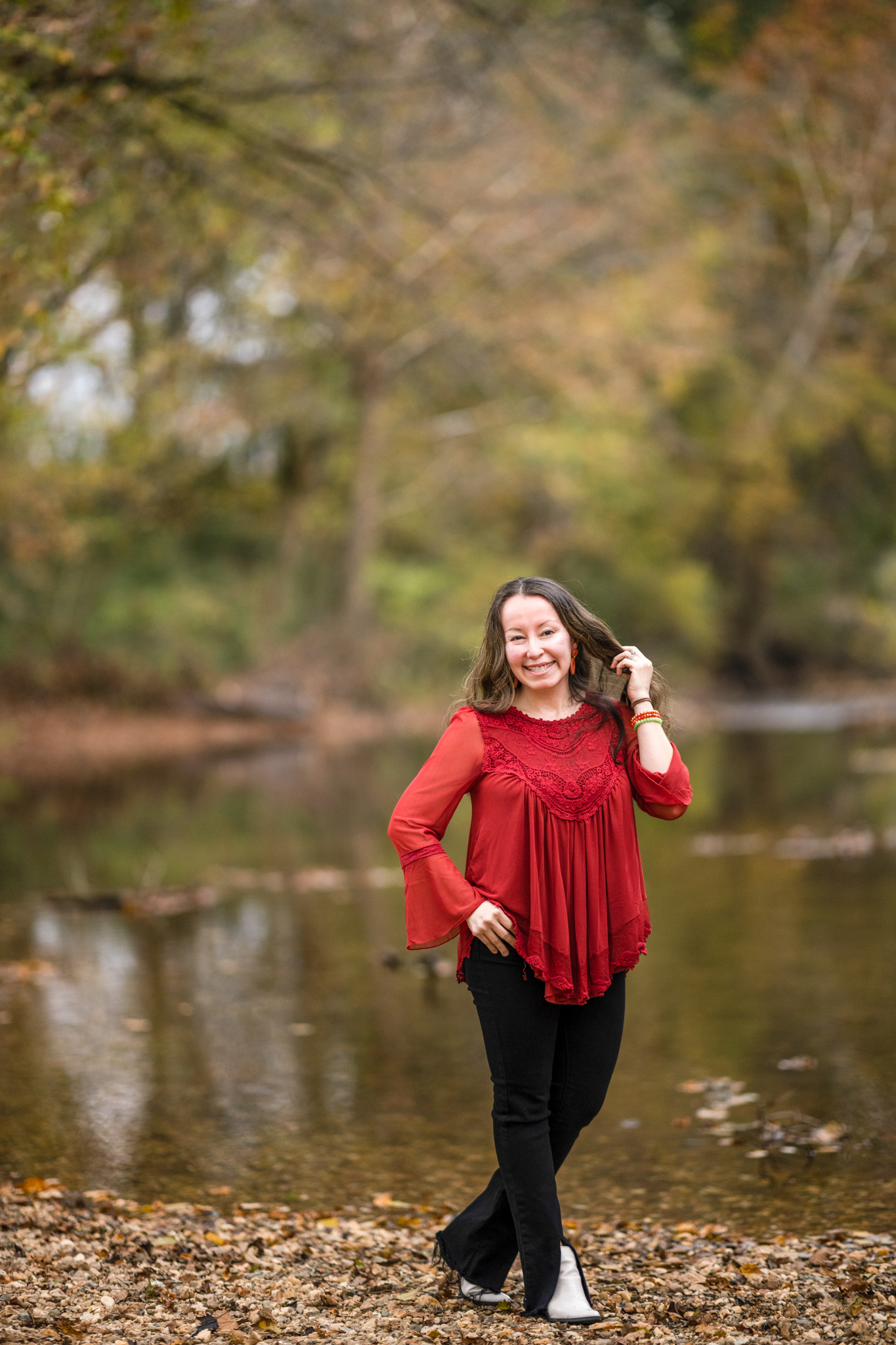 tween Arkansas blogger at Saline River creek